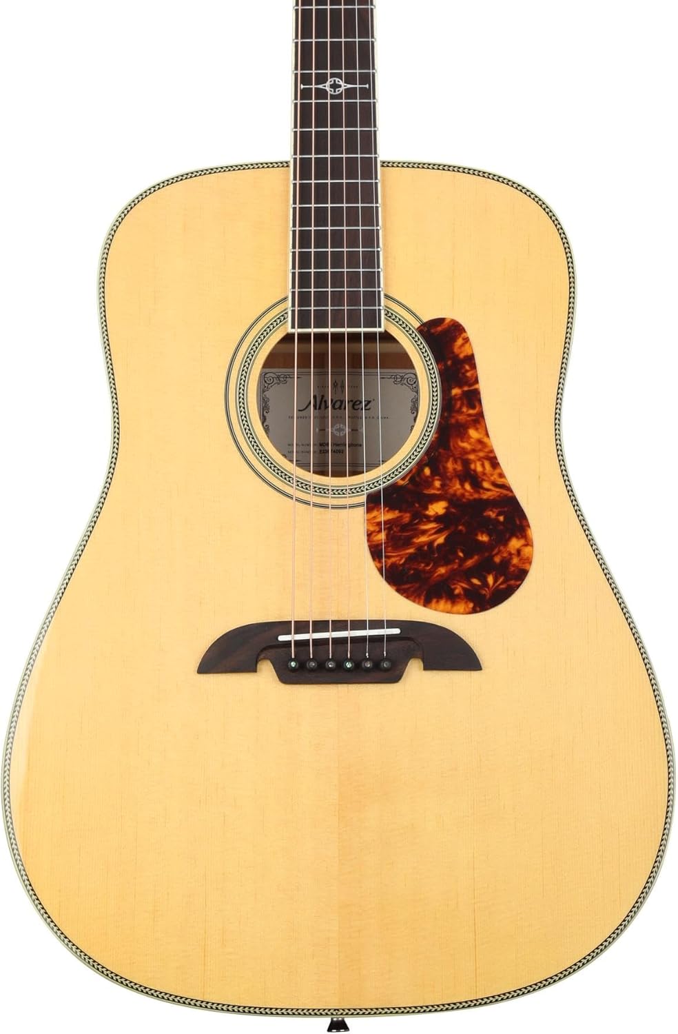 Alvarez MD60 Herringbone Acoustic Guitar - Natural