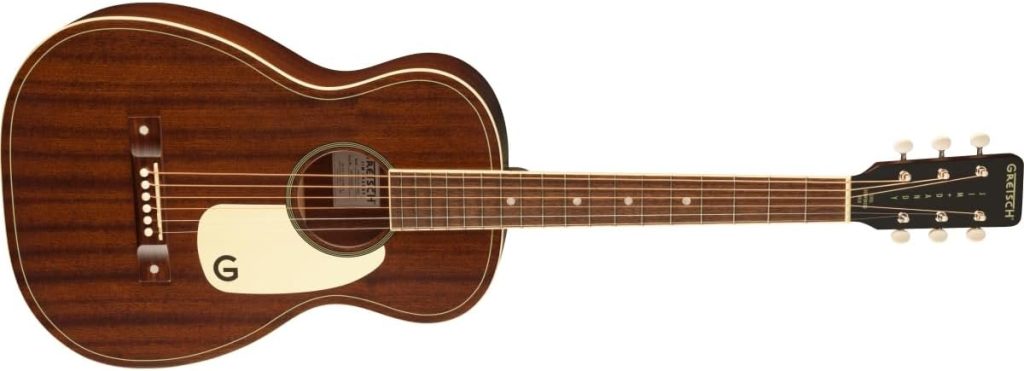 Grestch Jim Dandy Parlor 6-String Right-Handed Acoustic Guitar with Walnut Fingerboard and Nato C-Shaped Neck (Frontier Satin)