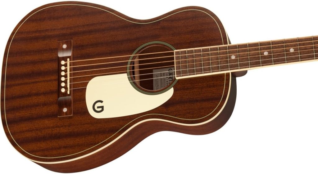 Grestch Jim Dandy Parlor 6-String Right-Handed Acoustic Guitar with Walnut Fingerboard and Nato C-Shaped Neck (Frontier Satin)