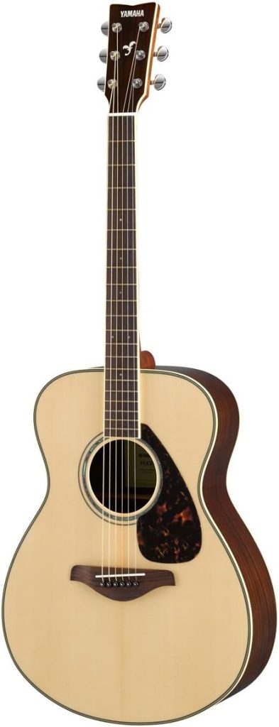 Yamaha FGX830C Solid Top Cutaway Acoustic Electric Guitar, Natural