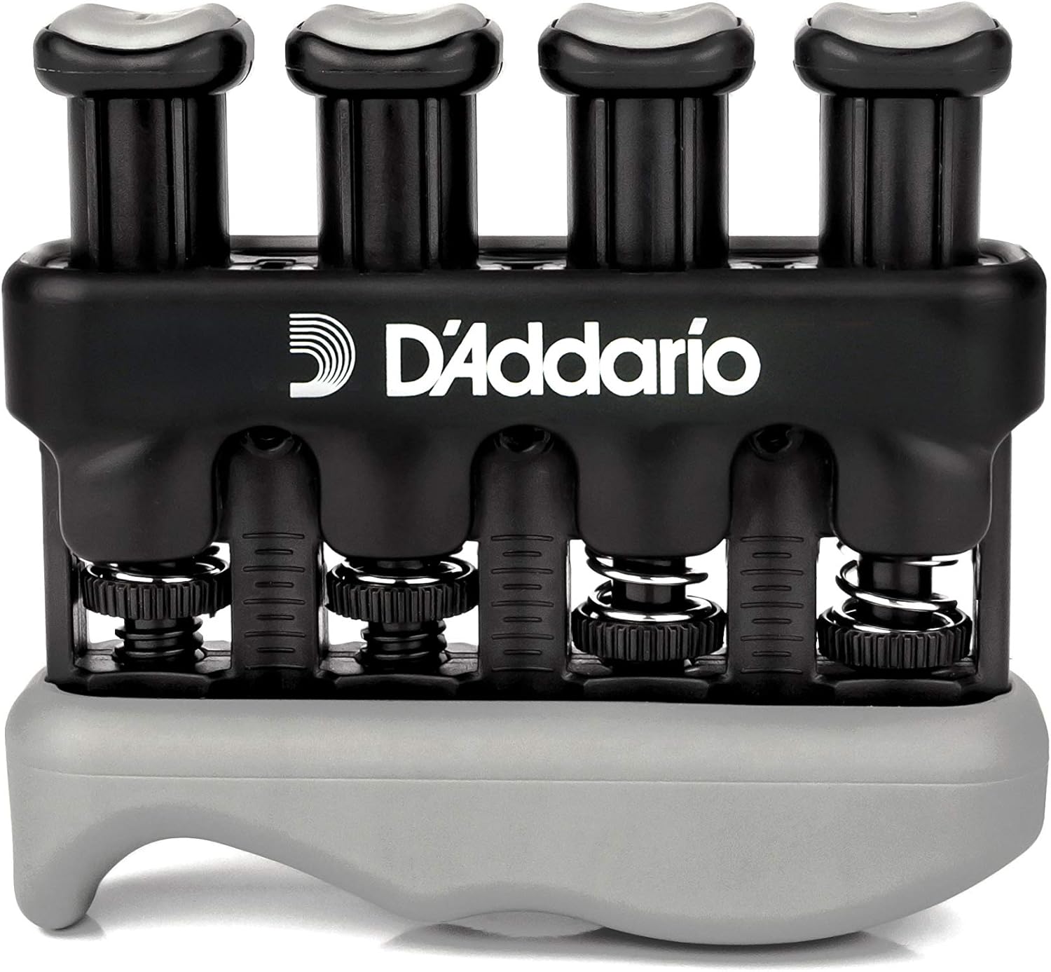 DAddario Accessories Hand Exerciser–Improve Dexterity and Strength in Fingers, Hands, Forearms- Adjust Tension Per Finger– Simulated Strings Help Develop Calluses- Comfortable Conditioning