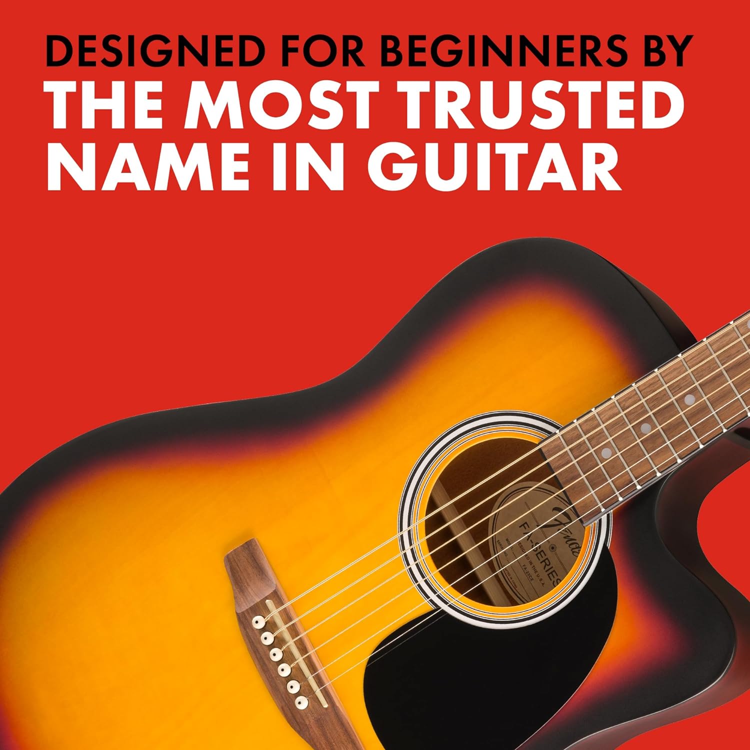 Fender FA-25CE Dreadnought Acoustic Electric Guitar, Beginner Guitar, with 2-Year Warranty, Includes Built-in Tuner and On-Board Volume and Tone Controls, Comes with Free Lessons, Natural