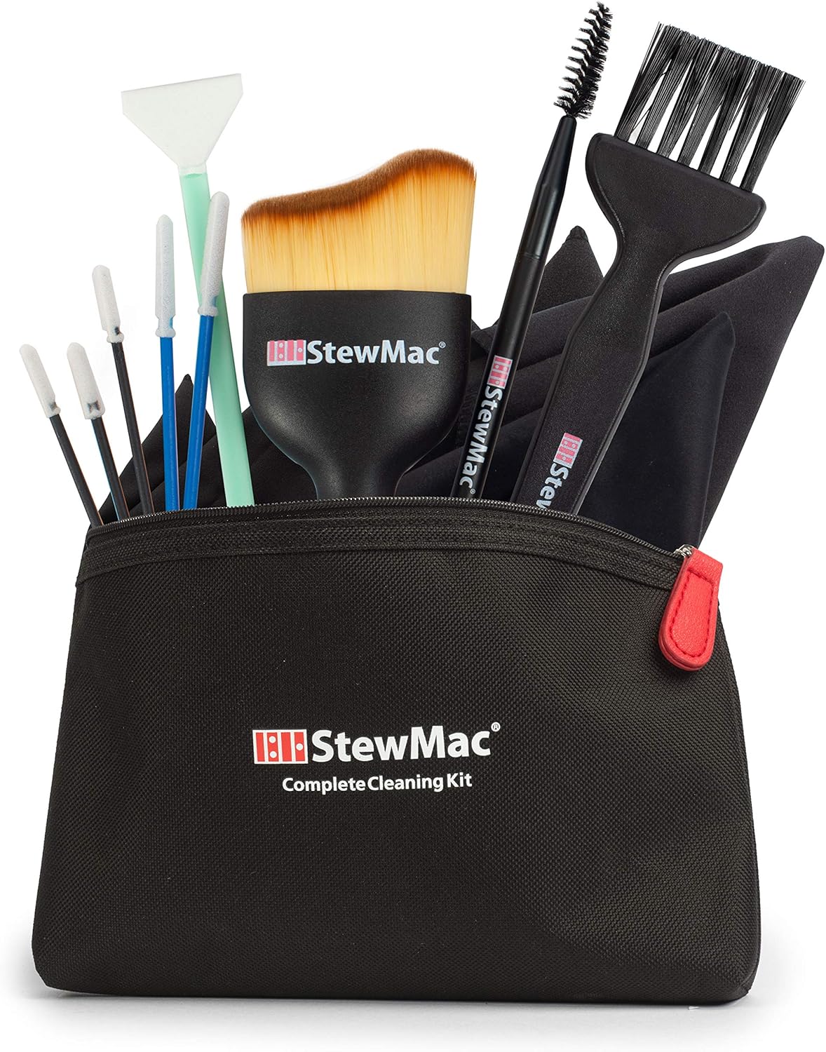 StewMac Guitar Cleaning Tool Set, 13-piece Set