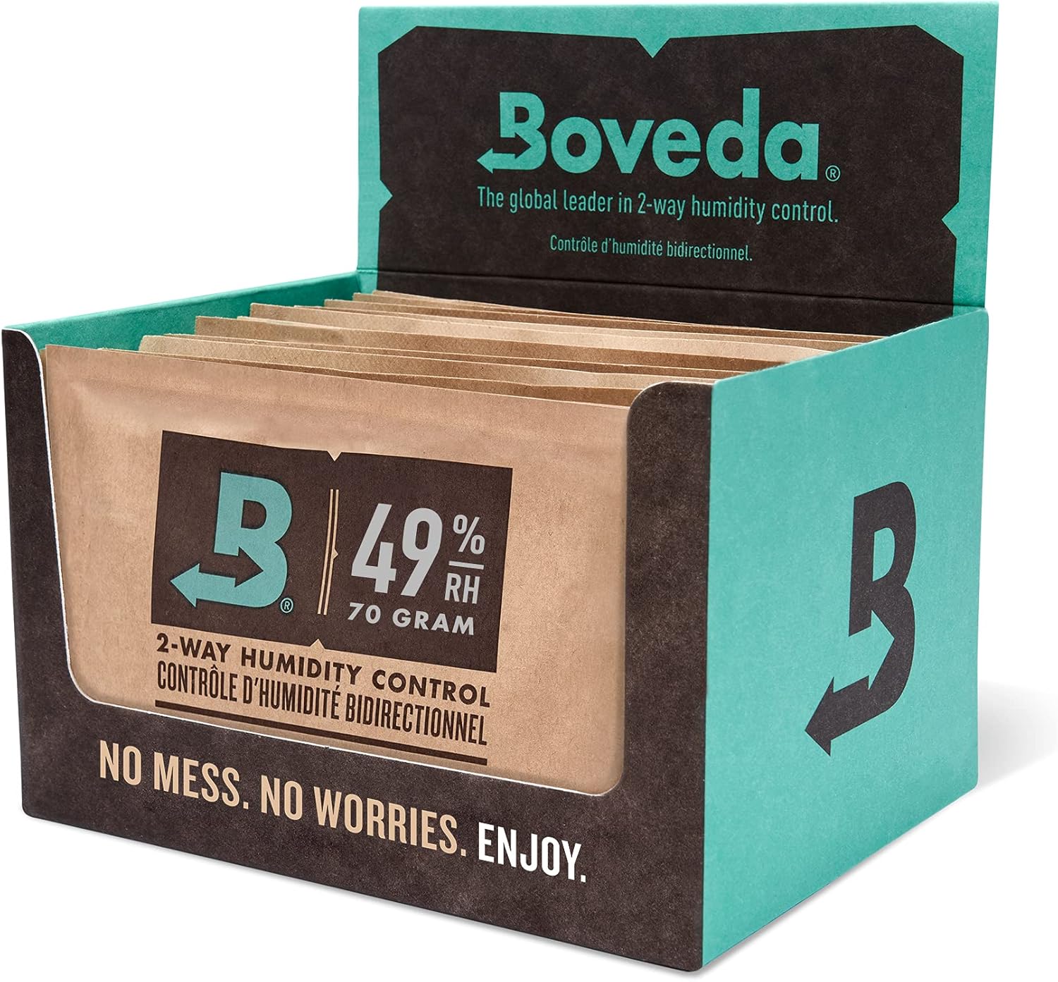 Boveda 49% Two-Way Humidity Control Replacement Packs for Boveda Starter Kits for Music – 12 Pack – Moisture Absorbers for Instrument Cases – Humidifier Packs – Individually Wrapped Hydration Packets