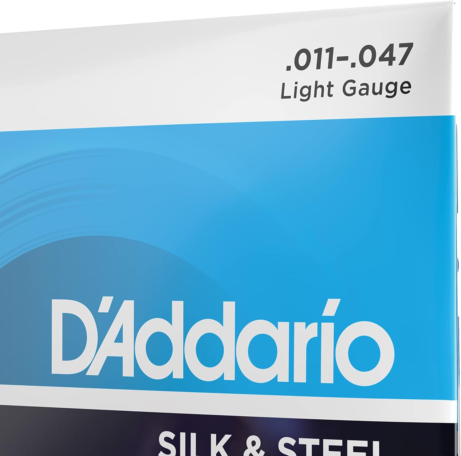 DAddario Silk Steel Acoustic Guitar Strings - EJ40-6 String - Warm, Mellow Tone - Light, 11-47