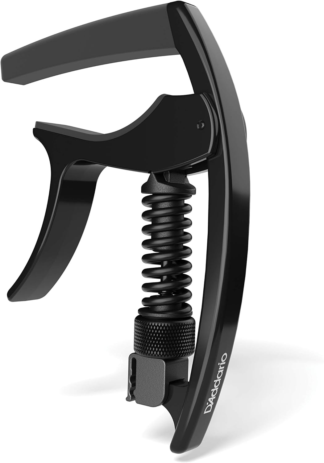 DAddario Accessories Guitar Capo – NS Tri Action - For 6-String Electric and Acoustic Guitars – Micrometer Tension Adjustment for Buzz-Free, In-Tune Performance – Integrated Pick Holder, Black (PW-CP-09)