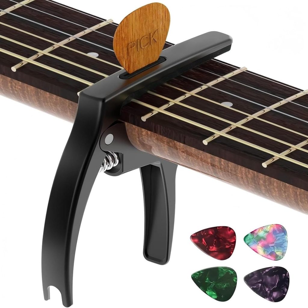 TANMUS 3 in 1 Guitar Capo Review