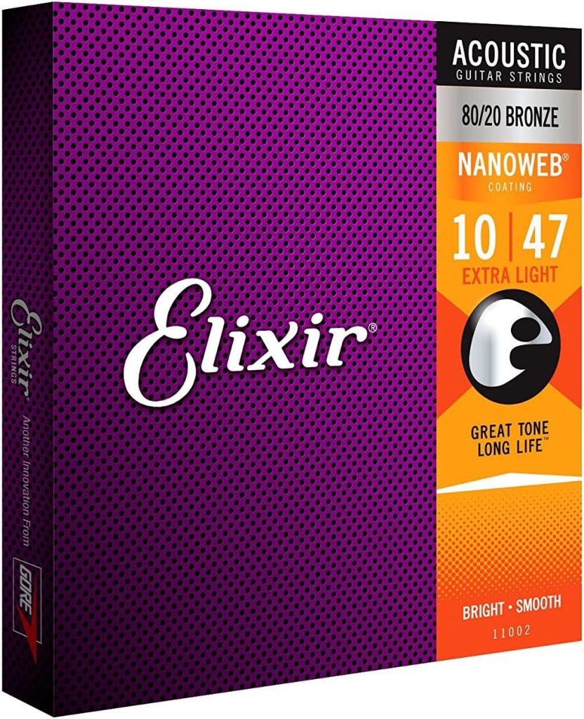 Elixir Nanoweb Extra Light Acoustic Guitar Strings Review