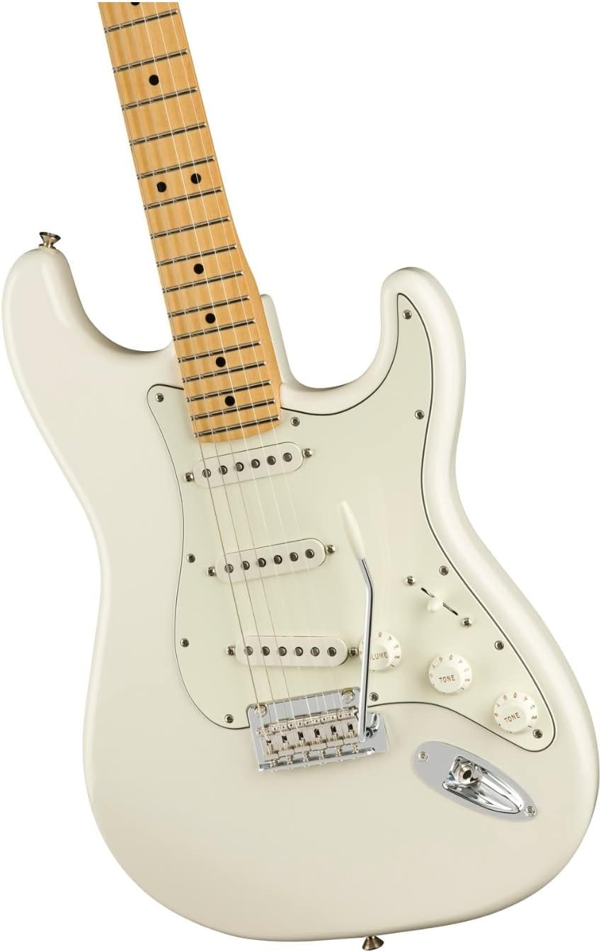 Fender Player Stratocaster SSS Electric Guitar, with 2-Year Warranty, Buttercream, Maple Fingerboard