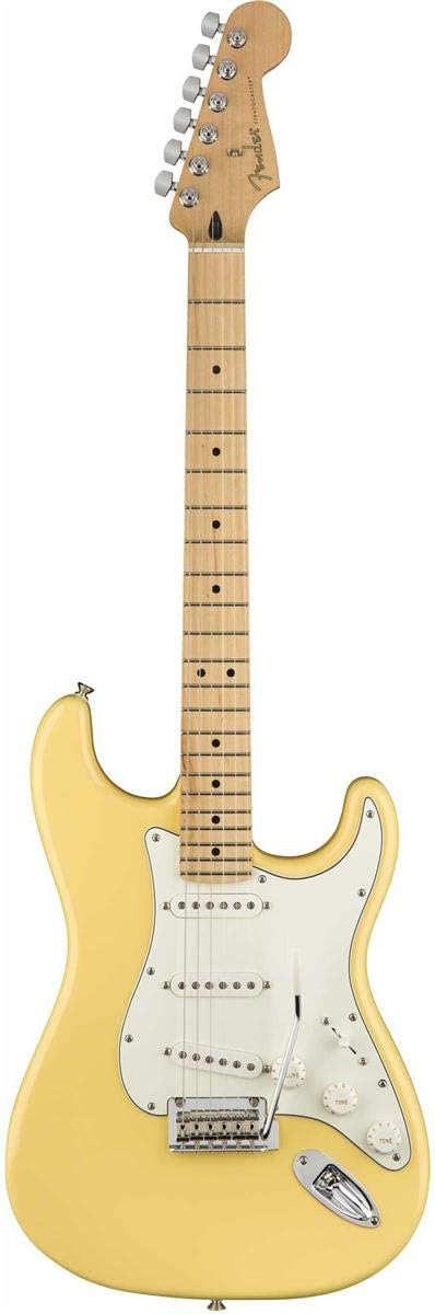 Fender Player Stratocaster SSS Electric Guitar, with 2-Year Warranty, Buttercream, Maple Fingerboard