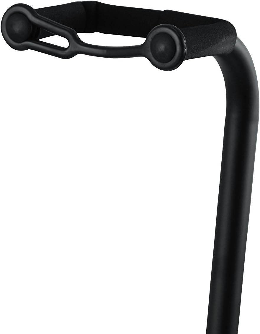 Gator Frameworks Adjustable, Holds Single Electric Acoustic Guitar Stand (GFW-GTR-1000), Black, 54 x 40 x 44