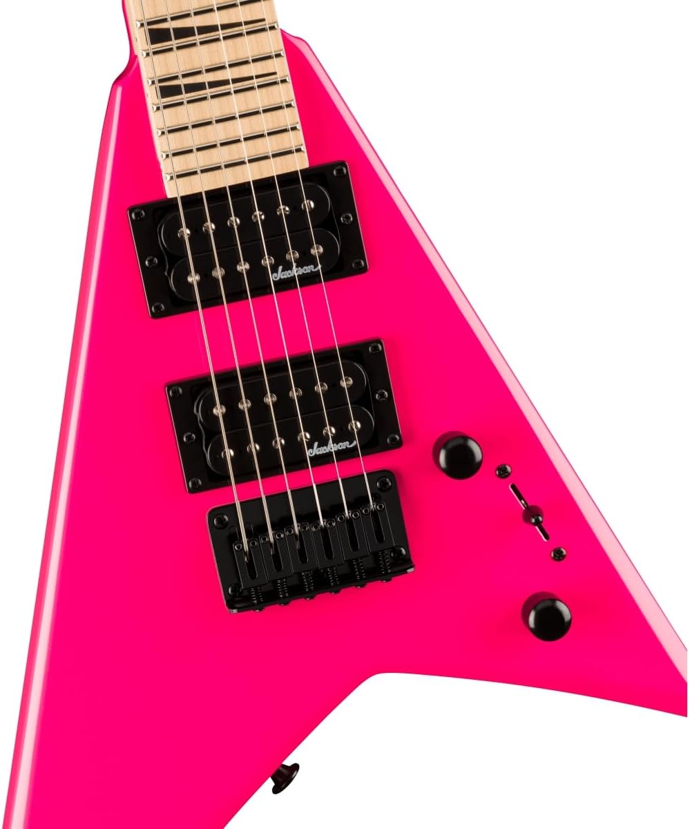 Jackson JS Series Rhoads Minion JS1X Electric Guitar - Neon Pink