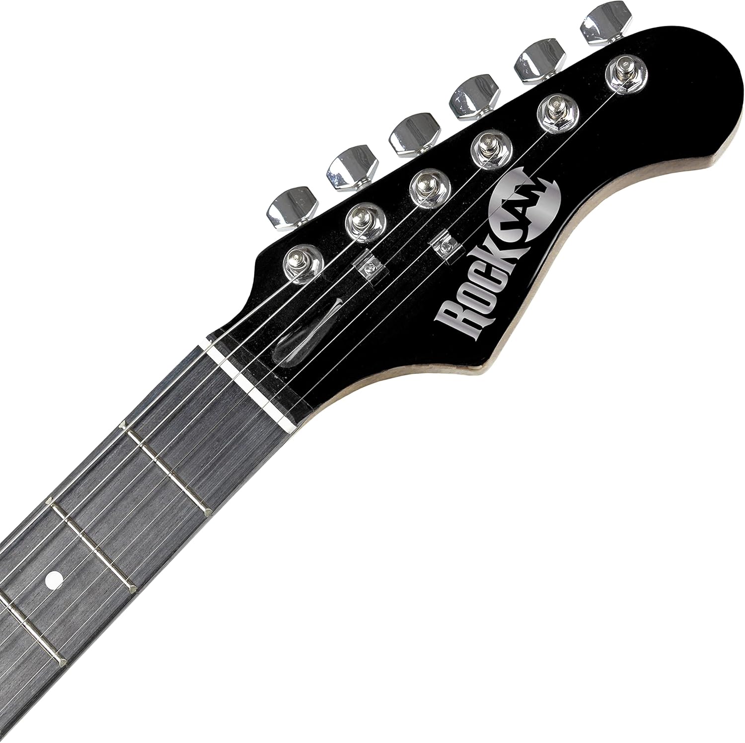 RockJam Electric Guitar Superkit with 10-watt Amp, Gig Bag, Picks Online Lessons 6 String Pack, Right, Black, Full (RJEG03-SK-BK)