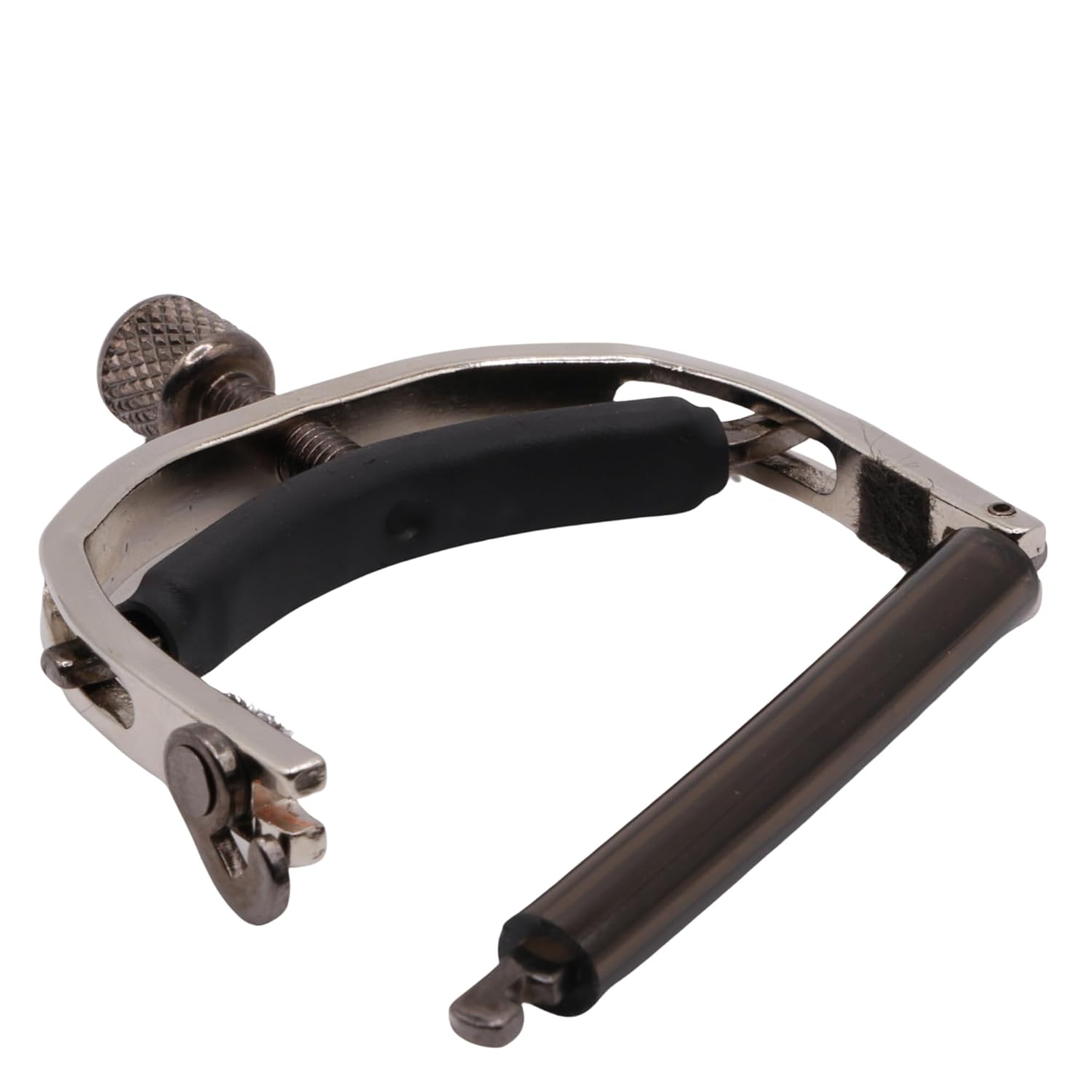 Paige 6-String Guitar Capo – Nickel, Proudly Made in the USA – Adjustable Tension, Ultra-Thin Design – Fits Standard Acoustic Guitars