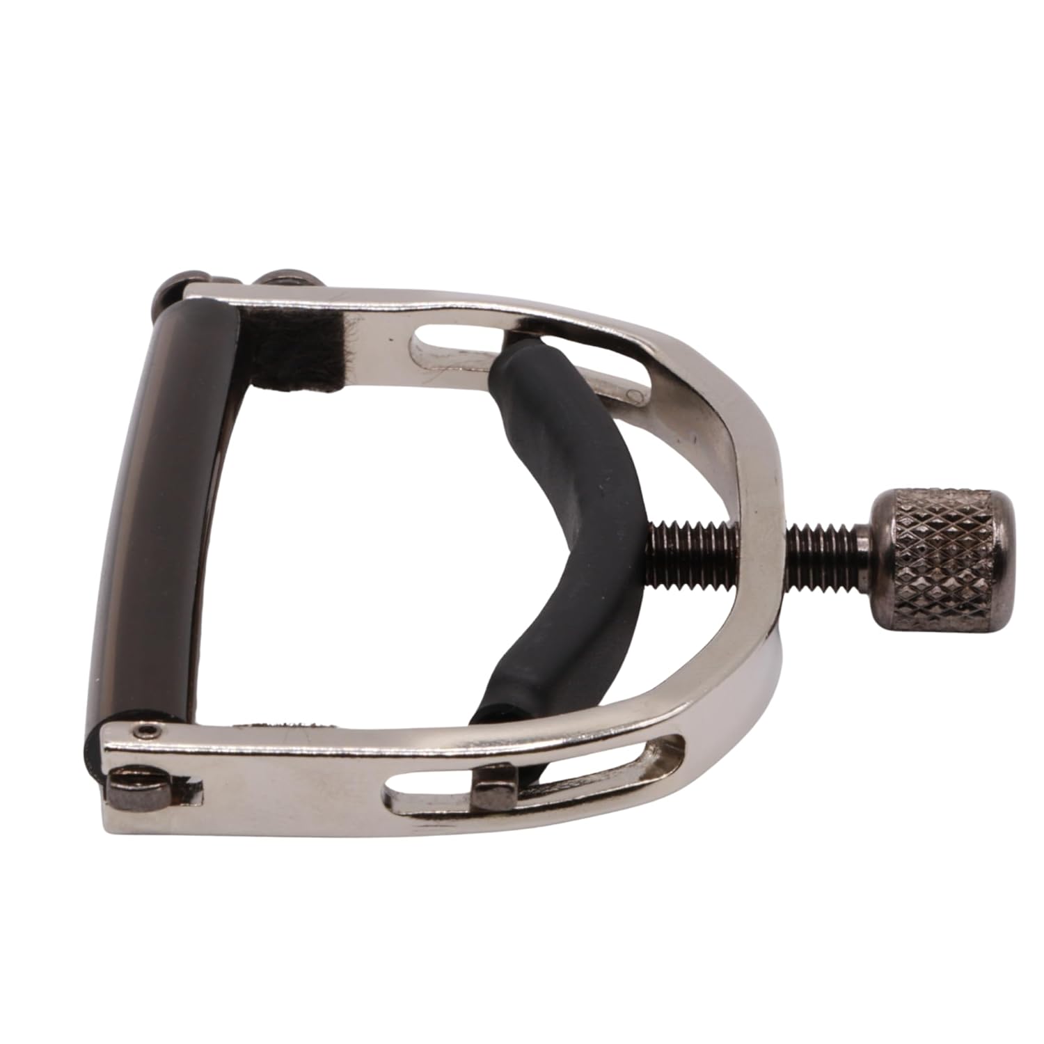 Paige 6-String Guitar Capo – Nickel, Proudly Made in the USA – Adjustable Tension, Ultra-Thin Design – Fits Standard Acoustic Guitars